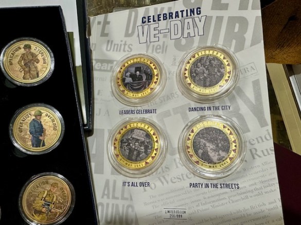 Celebrating VE Day Coin Set